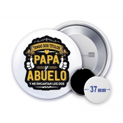 Chapa personalizada 37 mm (X3)